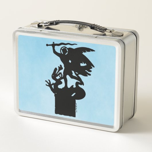 Sint-Michaël en de draak (Achterkant)