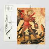 Sint-Michael en de Draak (15e eeuw) Briefkaart (Voorkant / Achterkant)