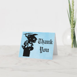 Sint-Michaël en de draak Bedankkaart