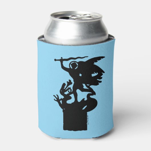 Sint-Michaël en de draak Blikjeskoeler (Blikje Voorkant)