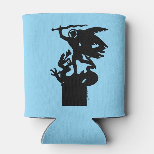 Sint-Michaël en de draak Blikjeskoeler (Achterkant)