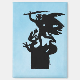 Sint-Michaël en de draak Magneet