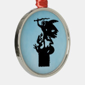 Sint-Michaël en de draak Metalen Ornament (Rechts)