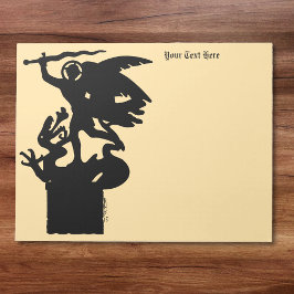 Sint-Michaël en de draak Notitieblok