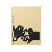 Sint-Michaël en de draak Notitieblok (Linkerzijde)