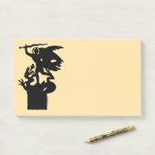 Sint-Michaël en de draak Post-it® Notes (Op bureau)