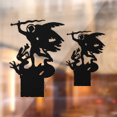 Sint-Michaël en de draak Raamsticker (Vel 2)