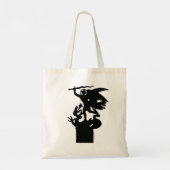 Sint-Michaël en de draak Tote Bag (Achterkant)