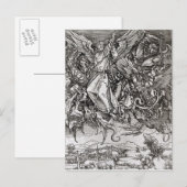 Sint-Michael en de Draak uit een Latijn Briefkaart (Voorkant / Achterkant)