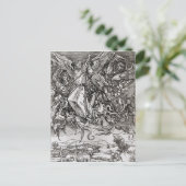 Sint-Michael en de Draak uit een Latijn Briefkaart (Staand voorkant)