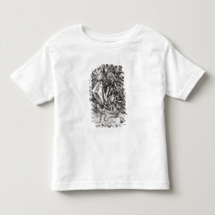 Sint-Michael en de Draak uit een Latijn Kinder Shirts