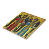 Sint-Michael en Sint-Gabriel-Tegel Tegeltje (Zijkant)