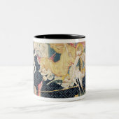 Sint Michael en zijn engelen vechten tegen de draa Tweekleurige Koffiemok (Center)