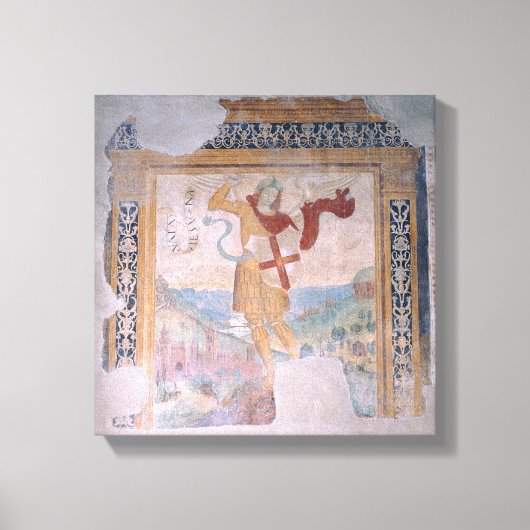 Sint-Michael (fresco) Canvas Afdruk (Voorkant)