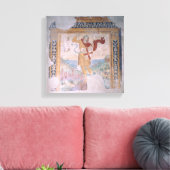 Sint-Michael (fresco) Canvas Afdruk (Insitu (Woonkamer))