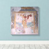 Sint-Michael (fresco) Canvas Afdruk (Insitu (Houten vloer))