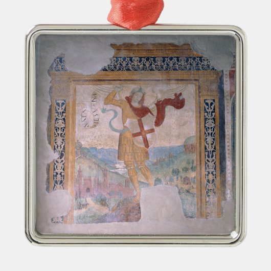 Sint-Michael (fresco) Metalen Ornament (Voorkant)