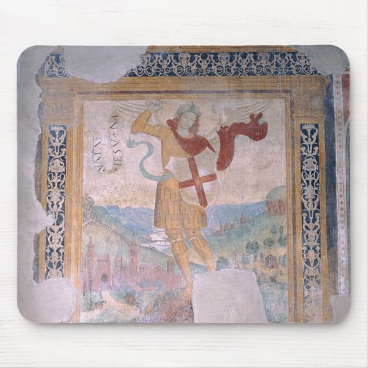 Sint-Michael (fresco) Muismat (Voorkant)