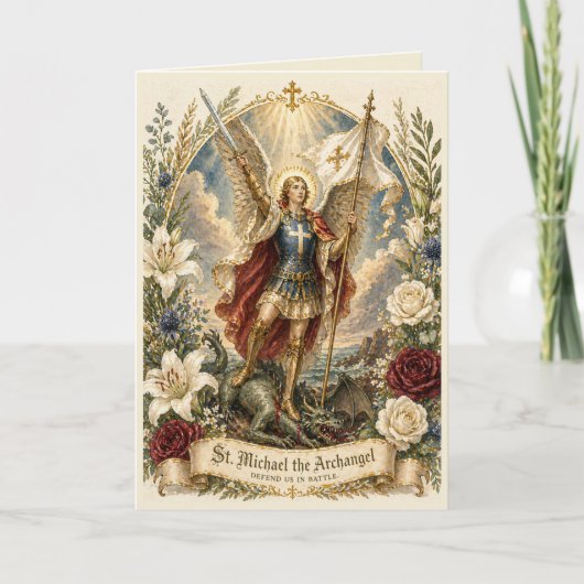 Sint-Michaël Gebed ter bescherming van de Kerk Ver Kaart (Voorkant)