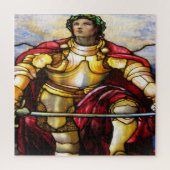 Sint-Michael gekleurde glaskunst, Biblical Heroes Legpuzzel (Verticaal)