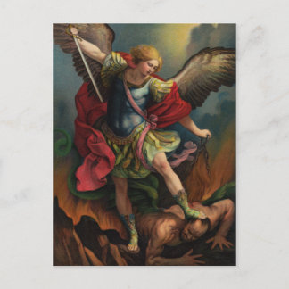 Sint Michaël, het Aartsengel Briefkaart