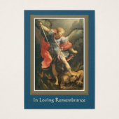 Sint-Michael-Katholieke begrafenis-herdenkingsheil Visitekaartje (Voorkant)