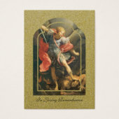 Sint-Michael-Katholieke begrafenis-herdenkingsheil Visitekaartje (Voorkant)