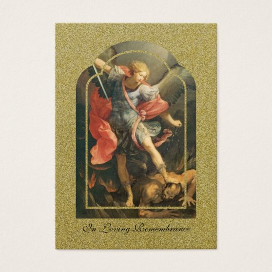 Sint-Michael-Katholieke begrafenis-herdenkingsheil Visitekaartje (Voorkant)