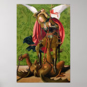 Sint Michael Killing the Dragon Poster (Voorkant)