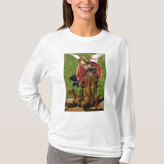 Sint Michael Killing the Dragon T-shirt (Voorkant)