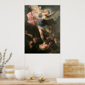 Sint-Michael, Luca Giordano (Fa Presto) Poster (Keuken)