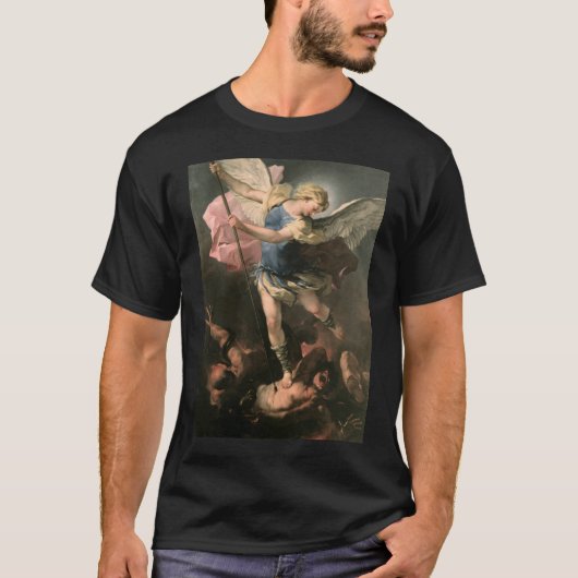 Sint-Michael, Luca Giordano (Fa Presto) T-shirt (Voorkant)