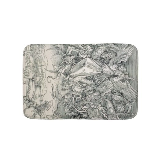 Sint-Michael met de draak Badmat (Voorkant)