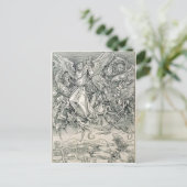 Sint-Michael met de draak Briefkaart (Staand voorkant)