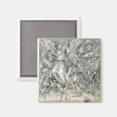 Sint-Michael met de draak Magneet (Voorkant / Achterkant)