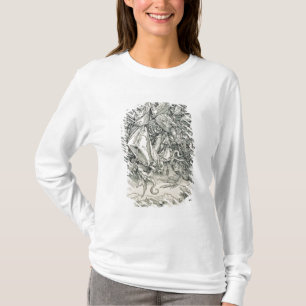 Sint-Michael met de draak T-shirt