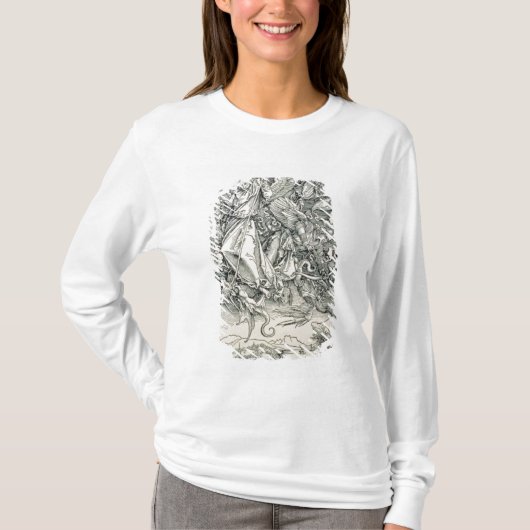 Sint-Michael met de draak T-shirt (Voorkant)