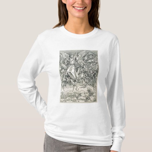 Sint-Michael met de draak T-shirt (Voorkant)