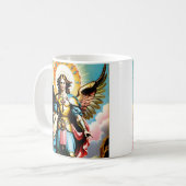 Sint-Michaël Mok, katholiek Koffiemok (Voorkant links)