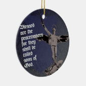 Sint-Michael - Patron Sint van Politieagenten Keramisch Ornament (Rechts)