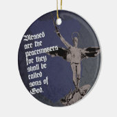 Sint-Michael - Patron Sint van Politieagenten Keramisch Ornament (Links)