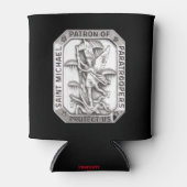 SINT MICHAEL PATROONHEILIGE VAN PARACHUTISTEN BLIKJESKOELER (Voorkant)