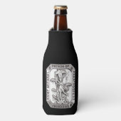 SINT MICHAEL PATROONHEILIGE VAN PARACHUTISTEN FLESJESKOELER (Fles Voorkant)