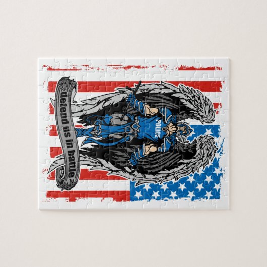 Sint-Michael politie verdedigt ons in strijd Legpuzzel (Horizontaal)