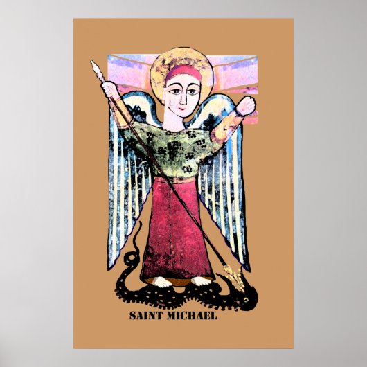 Sint Michael Poster (Voorkant)