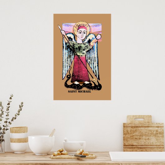 Sint Michael Poster (Keuken)