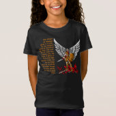 Sint-Michael-shirt voor mannen die katholieke kerk T-shirt (Voorkant)