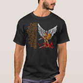 Sint-Michael-shirt voor mannen die katholieke kerk T-shirt (Voorkant)