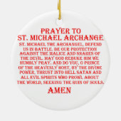 Sint-Michael-sieroog Keramisch Ornament (Achterkant)