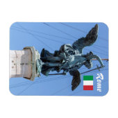 Sint-Michael-standbeeld - Castel Sant'Angelo top,  Magneet (Horizontaal)